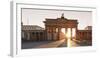 Brandenburg Gate (Brandenburger Tor) at sunrise, Platz des 18 Marz, Berlin Mitte, Berlin, Germany-Markus Lange-Framed Photographic Print