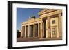 Brandenburg Gate (Brandenburger Tor) at sunrise, Quadriga, Berlin Mitte, Berlin, Germany, Europe-Markus Lange-Framed Photographic Print