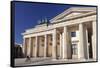 Brandenburg Gate (Brandenburger Tor), Pariser Platz square, Berlin Mitte, Berlin, Germany, Europe-Markus Lange-Framed Stretched Canvas