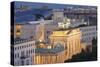 Brandenburg Gate (Brandenburger Tor), Quadriga, Berlin Mitte, Berlin, Germany, Europe-Markus Lange-Stretched Canvas