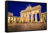 Brandenburg Gate in Berlin, Germany.-SeanPavonePhoto-Framed Stretched Canvas