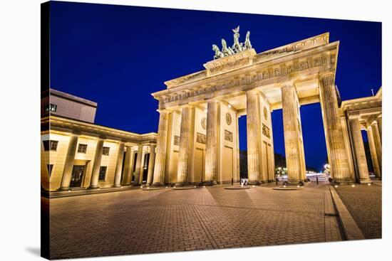 Brandenburg Gate in Berlin, Germany.-SeanPavonePhoto-Stretched Canvas