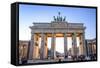 Brandenburg Gate in Berlin - Germany-bloodua-Framed Stretched Canvas