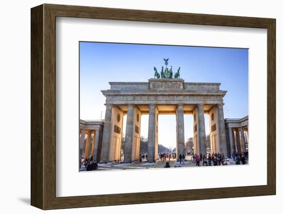 Brandenburg Gate in Berlin - Germany-bloodua-Framed Photographic Print