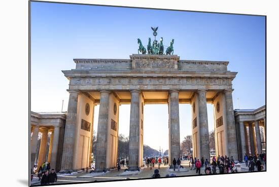Brandenburg Gate in Berlin - Germany-bloodua-Mounted Photographic Print
