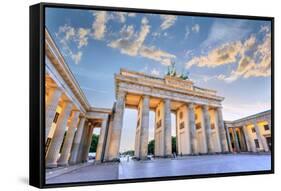 Brandenburg Gate of Berlin Germany-noppasin wongchum-Framed Stretched Canvas