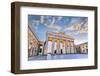 Brandenburg Gate of Berlin Germany-noppasin wongchum-Framed Photographic Print