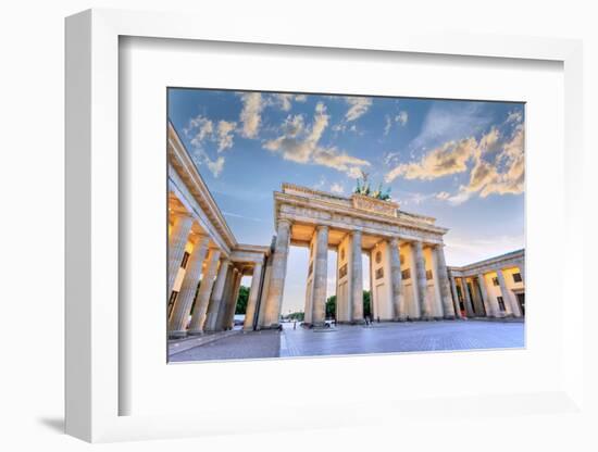 Brandenburg Gate of Berlin Germany-noppasin wongchum-Framed Photographic Print