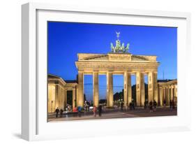 Brandenburg Gate of Berlin-noppasin wongchum-Framed Photographic Print