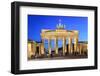 Brandenburg Gate of Berlin-noppasin wongchum-Framed Photographic Print