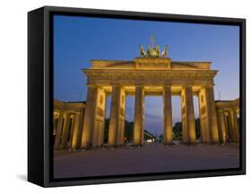Brandenburg Gate, Pariser Platz, Berlin, Germany-Neale Clarke-Framed Stretched Canvas