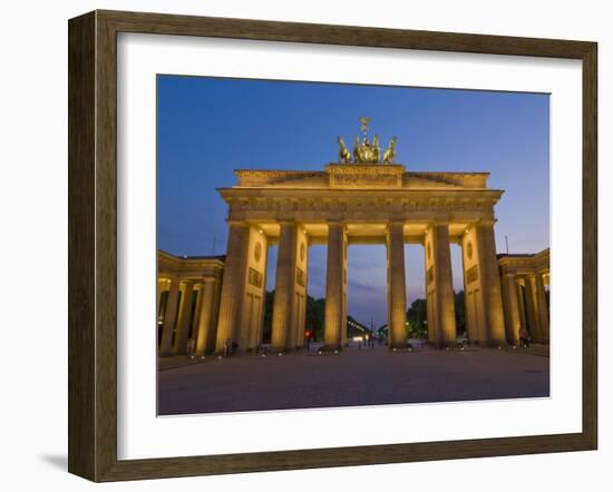 Brandenburg Gate, Pariser Platz, Berlin, Germany-Neale Clarke-Framed Photographic Print