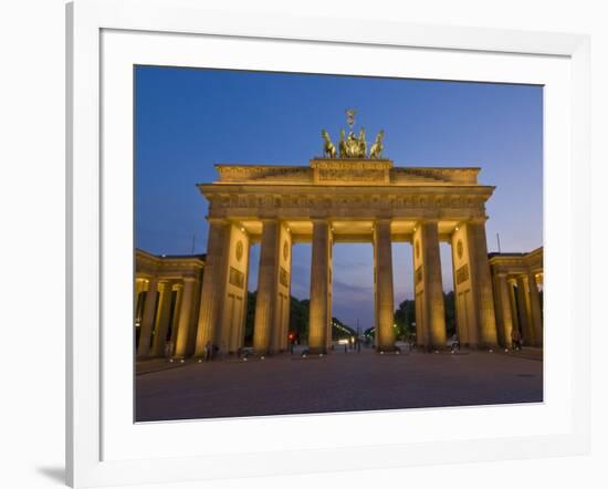 Brandenburg Gate, Pariser Platz, Berlin, Germany-Neale Clarke-Framed Photographic Print