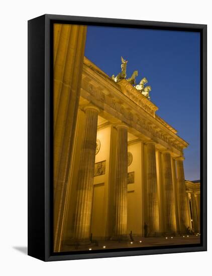 Brandenburg Gate, Pariser Platz, Berlin, Germany-Neale Clarke-Framed Stretched Canvas