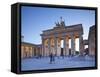 Brandenburg Gate, Pariser Platz, Berlin, Germany-Jon Arnold-Framed Stretched Canvas