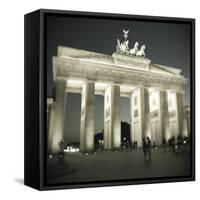 Brandenburg Gate, Pariser Platz, Berlin, Germany-Jon Arnold-Framed Stretched Canvas