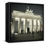 Brandenburg Gate, Pariser Platz, Berlin, Germany-Jon Arnold-Framed Stretched Canvas