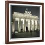 Brandenburg Gate, Pariser Platz, Berlin, Germany-Jon Arnold-Framed Photographic Print