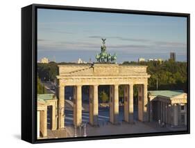 Brandenburg Gate, Pariser Platz, Berlin, Germany-Jon Arnold-Framed Stretched Canvas