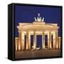 Brandenburg Gate, Pariser Platz, Berlin, Germany-Jon Arnold-Framed Stretched Canvas