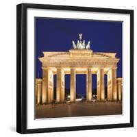 Brandenburg Gate, Pariser Platz, Berlin, Germany-Jon Arnold-Framed Premium Photographic Print
