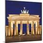 Brandenburg Gate, Pariser Platz, Berlin, Germany-Jon Arnold-Mounted Premium Photographic Print