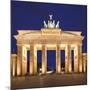 Brandenburg Gate, Pariser Platz, Berlin, Germany-Jon Arnold-Mounted Photographic Print