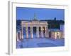 Brandenburg Gate, Pariser Platz, Berlin, Germany-Jon Arnold-Framed Photographic Print