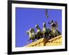 Brandenburg Gate Quadriga, Unter Den Linden, Berlin, Germany-Walter Bibikow-Framed Photographic Print