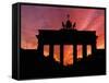 Brandenburg Gate, Unter Den Linden, Berlin, Germany-Dave Bartruff-Framed Stretched Canvas