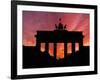 Brandenburg Gate, Unter Den Linden, Berlin, Germany-Dave Bartruff-Framed Photographic Print