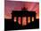 Brandenburg Gate, Unter Den Linden, Berlin, Germany-Dave Bartruff-Mounted Photographic Print