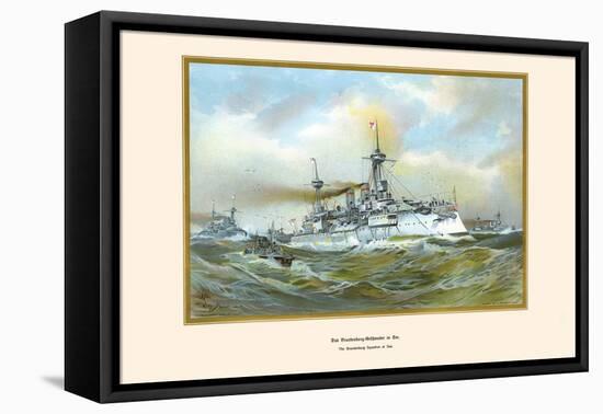 Brandenburg Squadron at Sea-G. Arnold-Framed Stretched Canvas