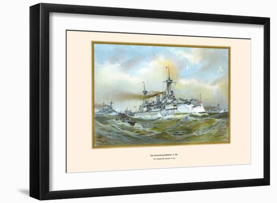 Brandenburg Squadron at Sea-G. Arnold-Framed Art Print