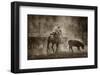 Branding at Lost Canyon-Barry Hart-Framed Art Print