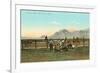 Branding Calves near El Paso, Texas-null-Framed Premium Giclee Print