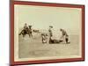 Branding Calves on Roundup-John C. H. Grabill-Mounted Giclee Print