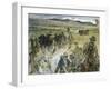 Branding of Young Bulls in Maremma, Circa 1887-Giovanni Fattori-Framed Giclee Print