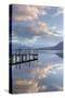 Brandlehow Bay, Borrowdale, Lake Derwent Water at daybreak, Lake District Nat'l Park, England-John Potter-Stretched Canvas