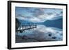 Brandlehow Bay, Borrowdale, Lake Derwent Water at Daybreak-John Potter-Framed Photographic Print