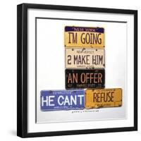 Brando Offer Can't Refuse-Gregory Constantine-Framed Giclee Print