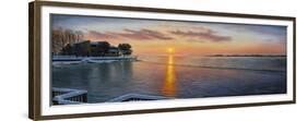 Branford Sunset Beach-Bruce Dumas-Framed Premium Giclee Print