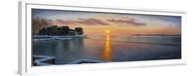 Branford Sunset Beach-Bruce Dumas-Framed Premium Giclee Print