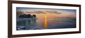 Branford Sunset Beach-Bruce Dumas-Framed Giclee Print