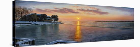 Branford Sunset Beach-Bruce Dumas-Stretched Canvas