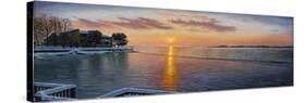 Branford Sunset Beach-Bruce Dumas-Stretched Canvas