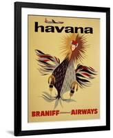 Braniff International Airways, Havana-null-Framed Art Print