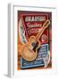 Branson, Missouri - Acoustic Guitar Music Shop-Lantern Press-Framed Art Print