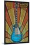 Branson, Missouri - Mosaic Guitar-Lantern Press-Mounted Art Print