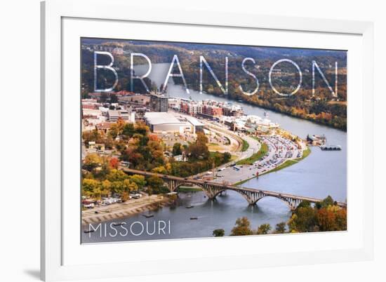 Branson, Missouri - Ozarks-Lantern Press-Framed Art Print